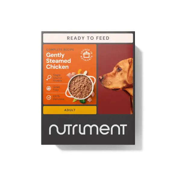 Nutriment Gently Steamed Chicken 395g
Raw Dog Food