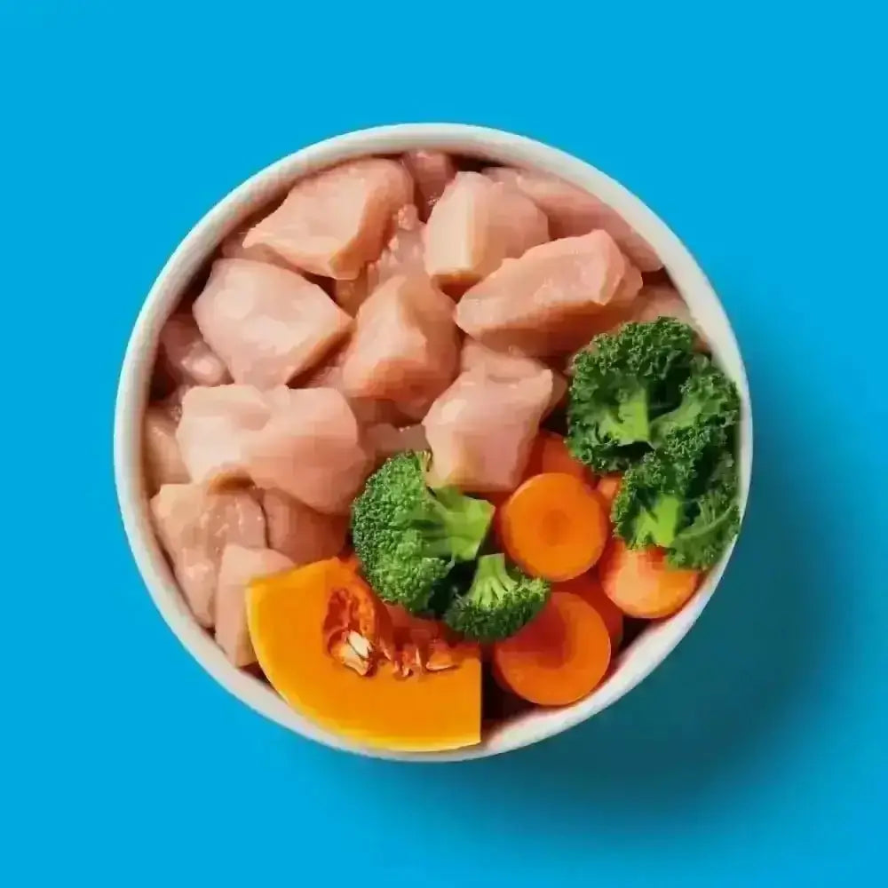 Nutriment’s Puppy Formula: Raw Chicken with Broccoli and Carrots