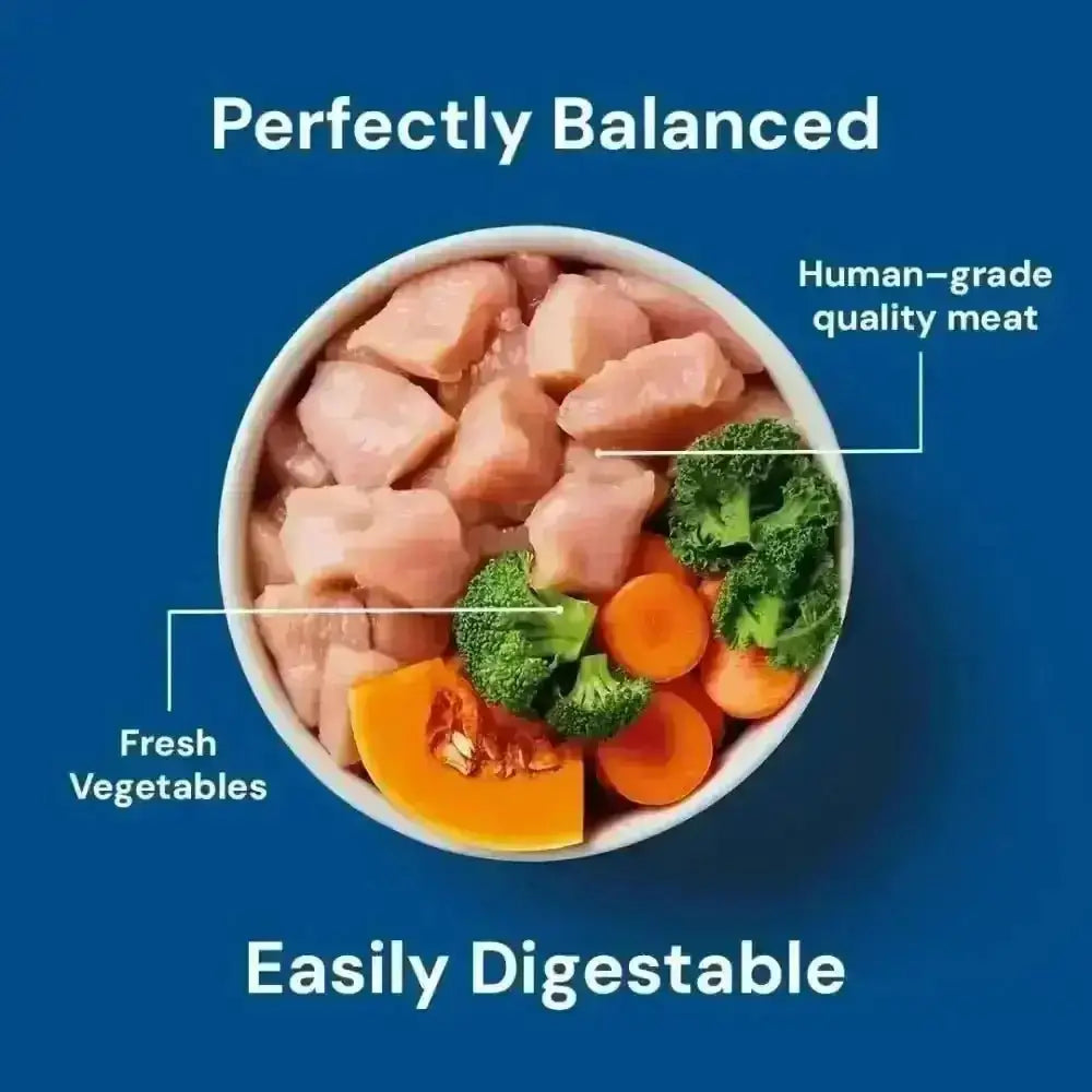 Nutriment’s puppy formula raw chicken bowl with essential nutrition
