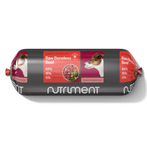 Nutriment Raw Boneless Beef 1.4kg - Natural Raw Dog Food
