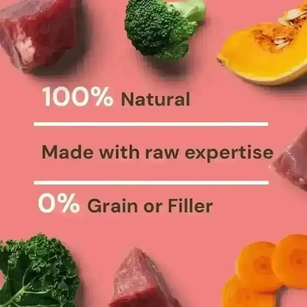 Nutriment’s Raw Boneless Beef Formula with Fresh Ingredients