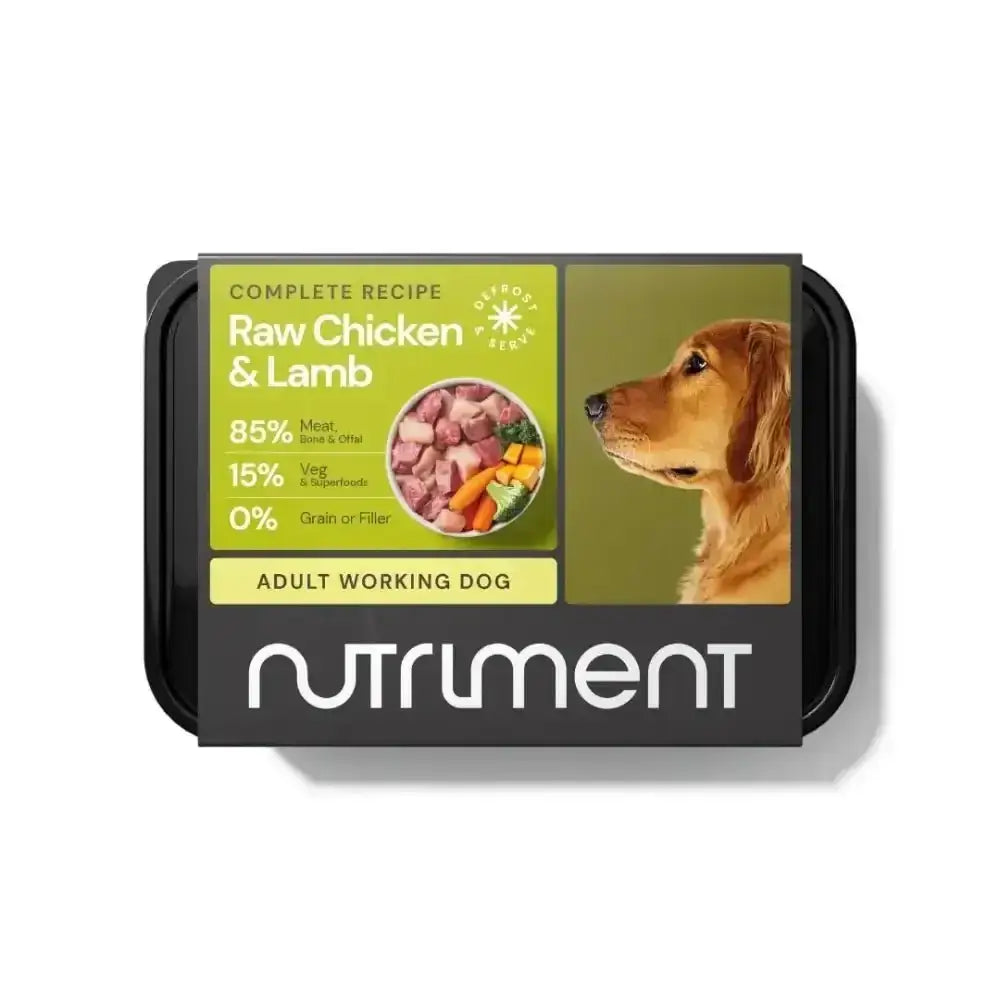 Nutriment Raw Chicken & Lamb 500g Tray: Nutritious Raw Feeding Blend