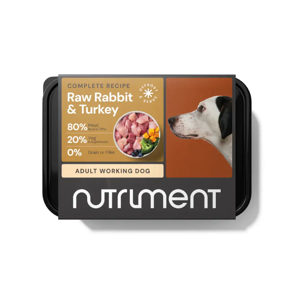 Nutriment Raw Rabbit & Turkey 500g - Natural Raw Dog Food