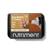 Nutriment Raw Rabbit & Turkey 500g - Natural Raw Dog Food
