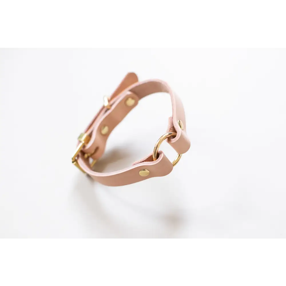 O Leather Collar - XX-Small / Natural