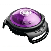 Orbiloc Dog Dual Safety Light - Purple tail light with black and purple durable plastic body