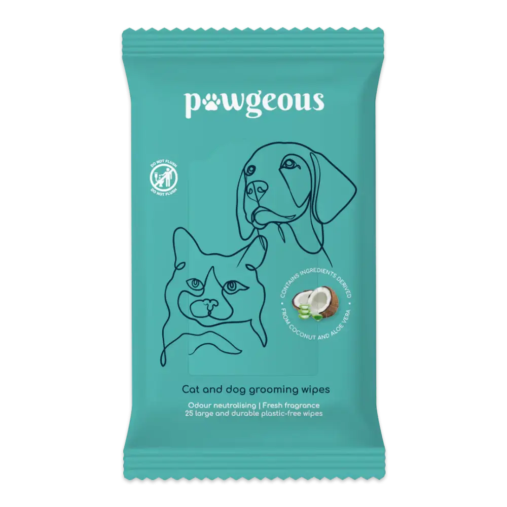 Pawgeous Dog and Cat Grooming Wipes | Natural grooming for pets