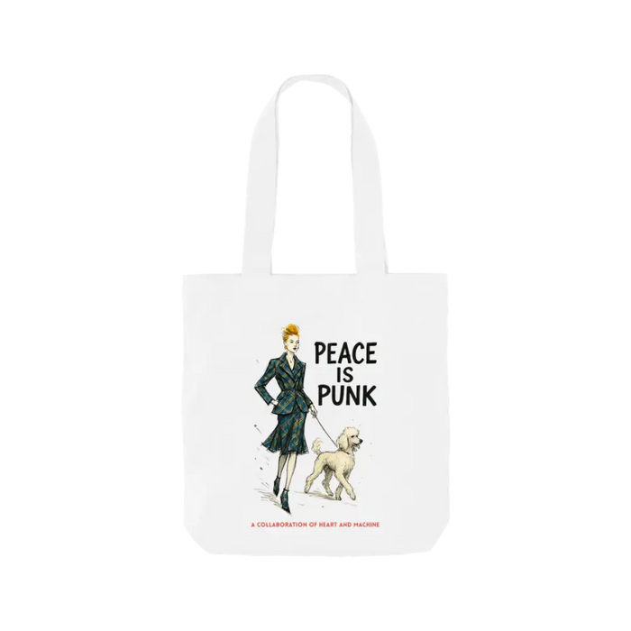 White Printed Bag
