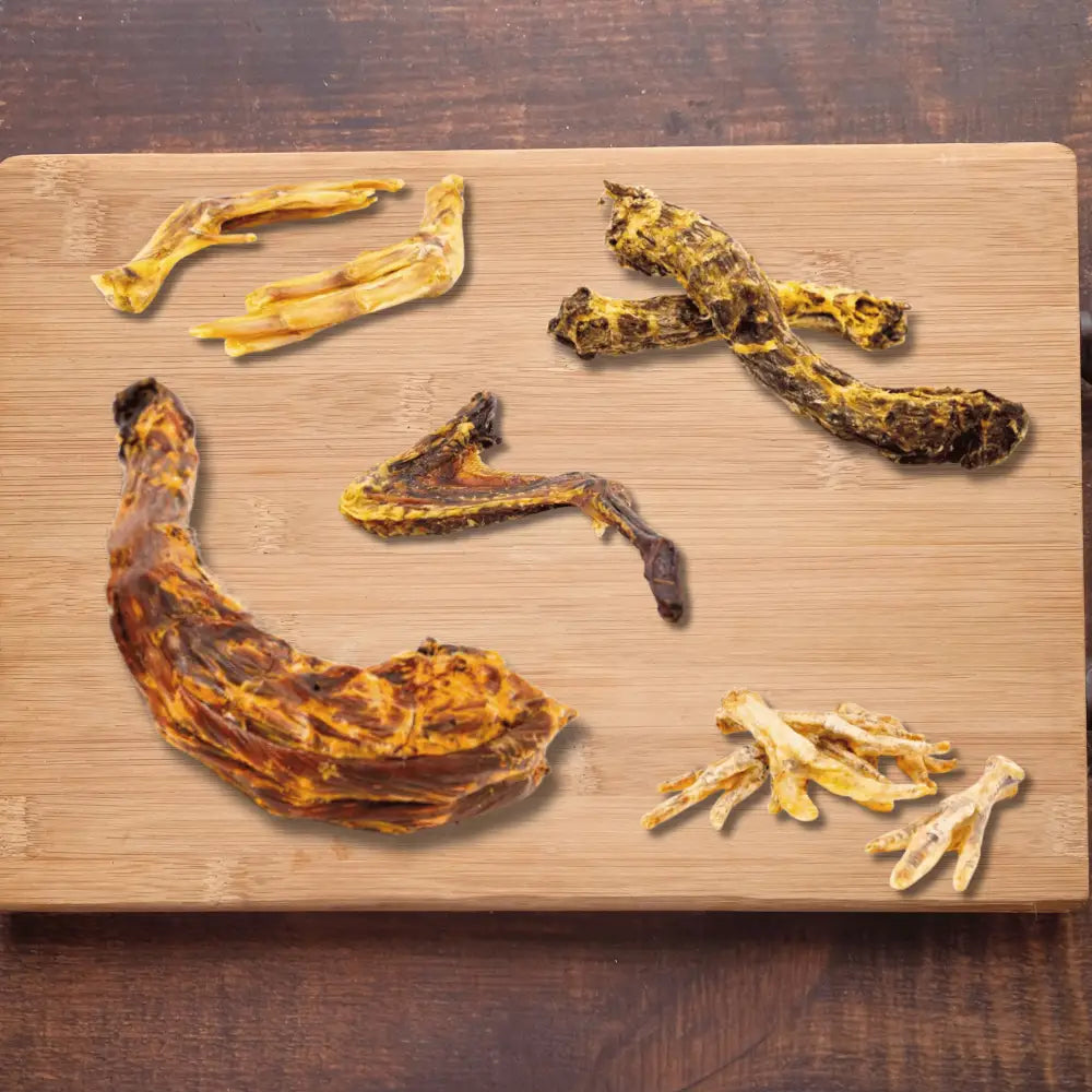 Perfectly Poultry natural meat chew box with dried banana chips