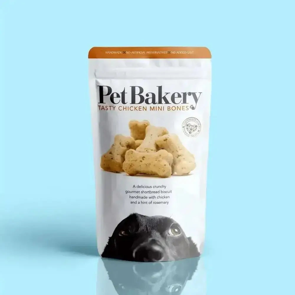 Pet Bakery Tasty Chicken Mini Bones dog treat bag