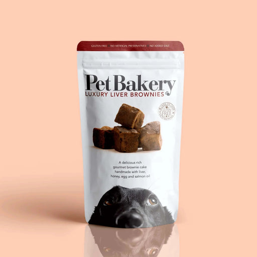 Pet Bakery Natural Dog Treats Luxury Liver Brownies