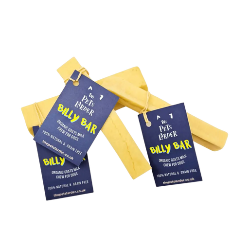 Pets Larder Billy Bar - Organic Goats Milk Chew For Dogs Available Online At The Pets Larder Natural Pet Shop.