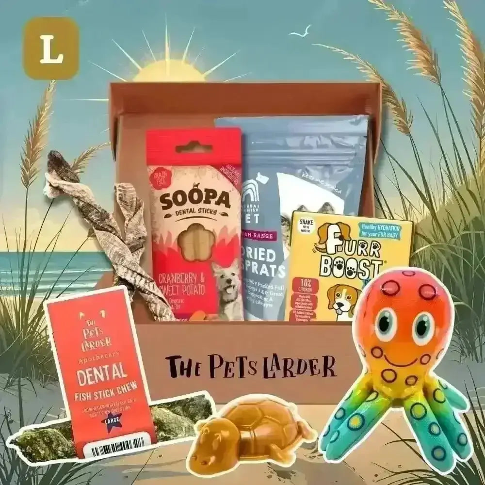 Soopa Cranberry Salt Pork Sticks in Pets Larder Monthly Dog Treat Box