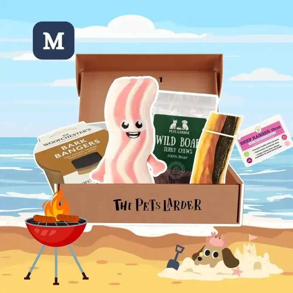 The Pets Larder - Monthly Treat Subscription Box for Dogs Medium - Natural Treats | Pet Shop