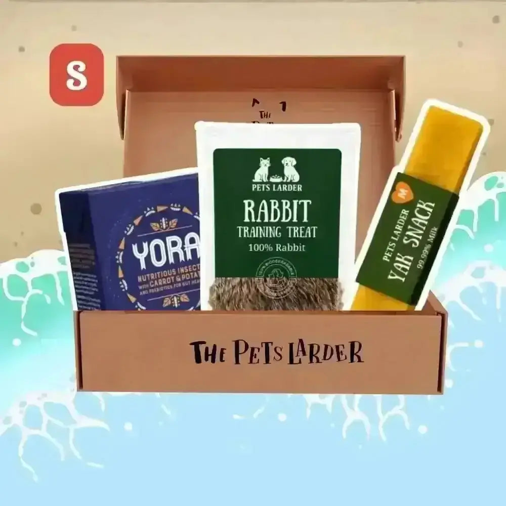 The Pets Larder - Monthly Treat Subscription Box for Dogs Small - Natural Treats | Pet Shop