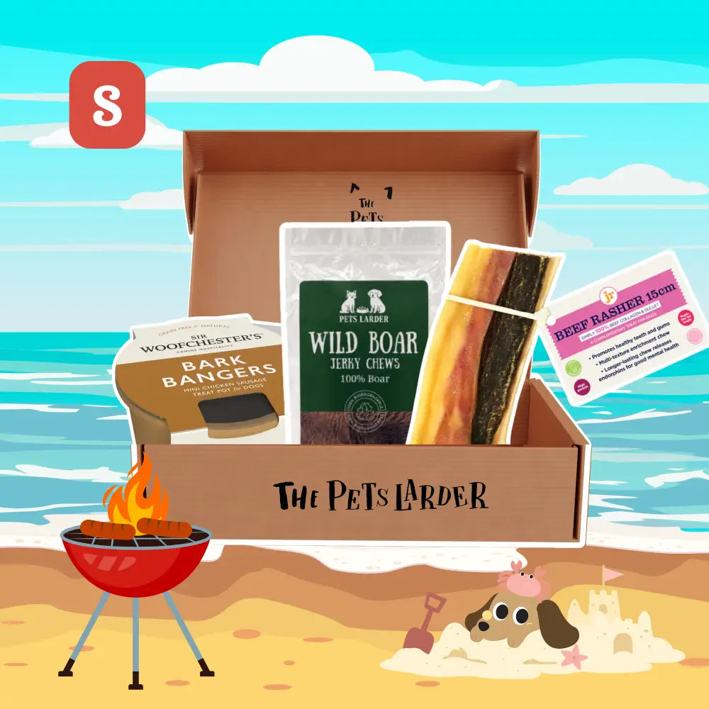 The Pets Larder - Monthly Treat Subscription Box for Dogs Small - Natural Treats | Pet Shop
