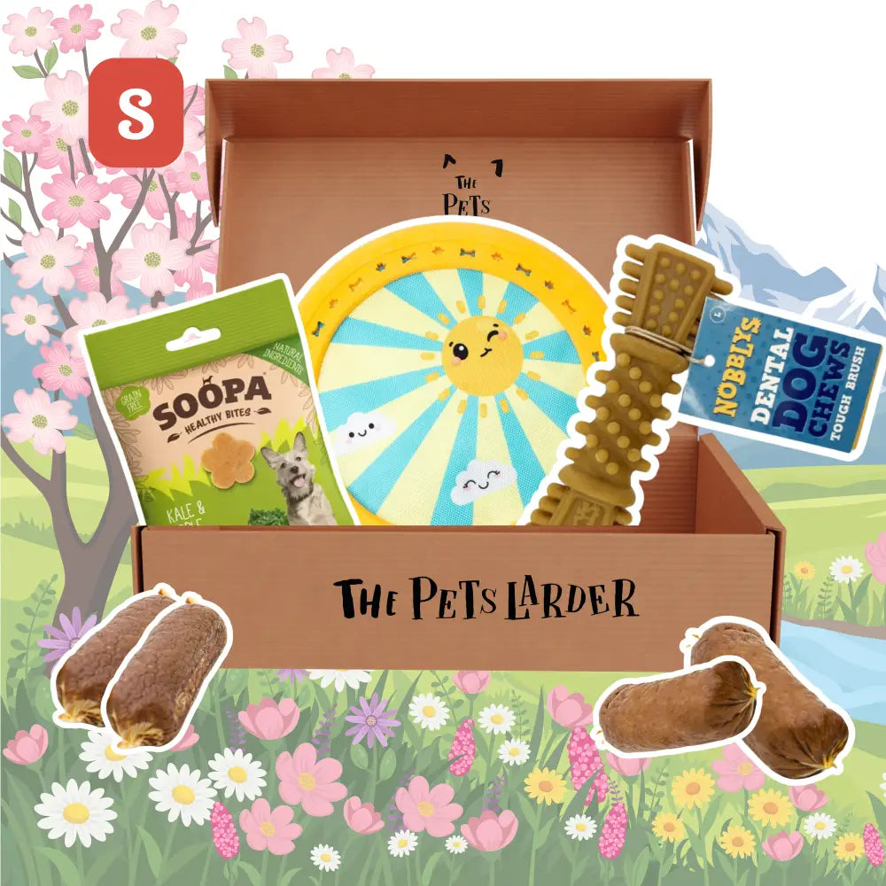 The Pets Larder - Monthly Treat Subscription Box for Dogs Small - Natural Treats | Pet Shop