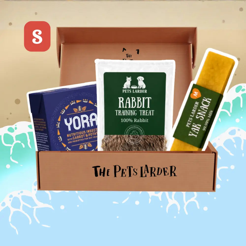 The Pets Larder - Monthly Treat Subscription Box for Dogs Small - Natural Treats | Pet Shop