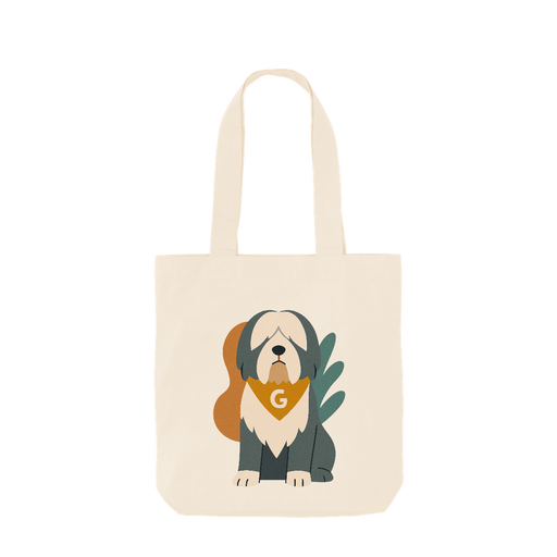 Pets Personalised Abstract Organic Tote Bag