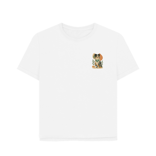 Pets Personalised Abstract Relaxed Fit Organic Tee Shirt