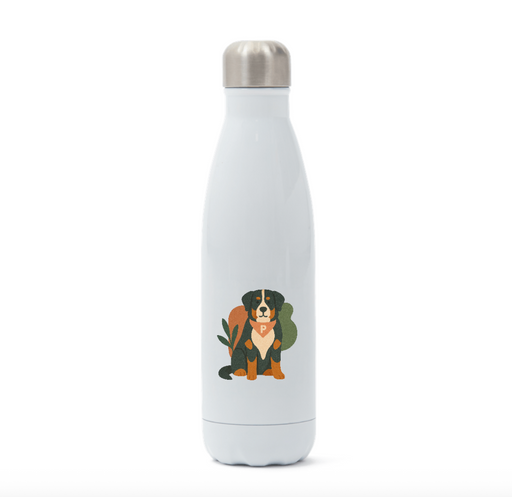 Pets Personalised Insulated Water Bottle (500ml Stainless Steel) Abstract