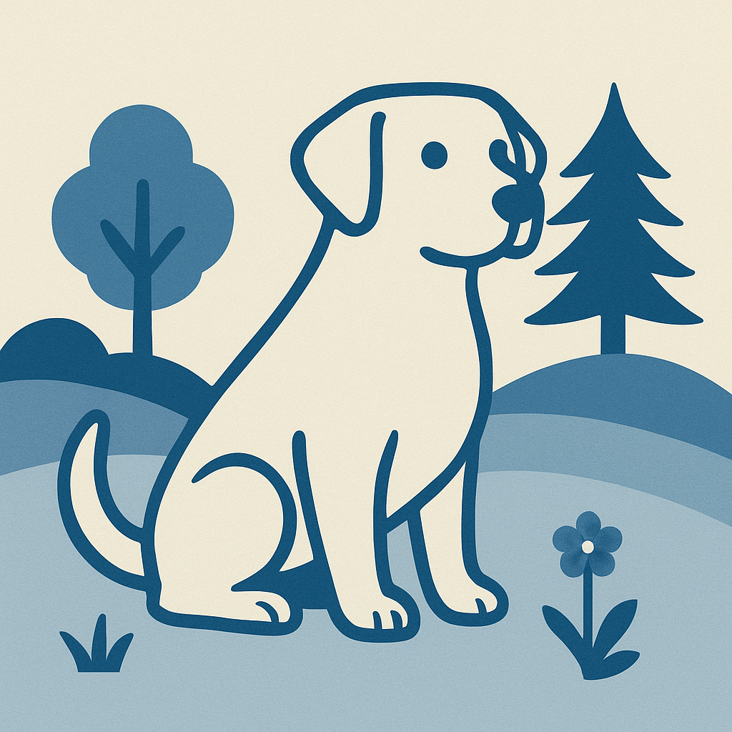 Pets Personalised Organic Tote Bag Poster Design - Labrador