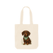 Pets Personalised Organic Tote Bag - Dachsund