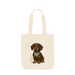 Pets Personalised Organic Tote Bag - Dachsund