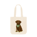 Pets Personalised Organic Tote Bag - Labrador