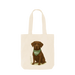 Pets Personalised Organic Tote Bag - Labrador