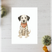 Pets Personalised Small Portrait Art Print (A5 Recycled Paper) - Dalmatian