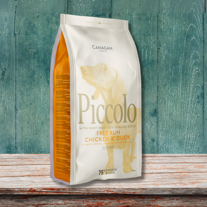 Piccolo Free Run Chicken & Duck for Dogs | Natural dry dog food