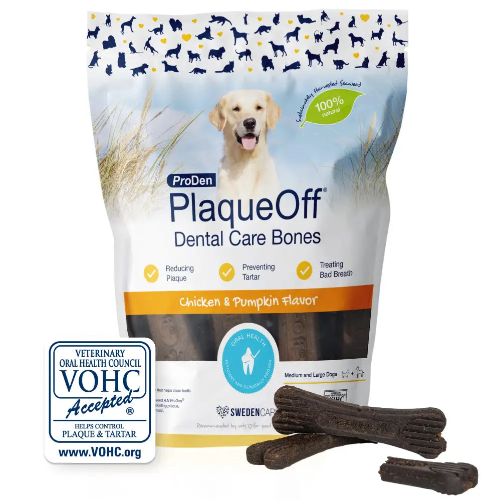 PlaqueOff Dental Care Bones - Dog Supplements