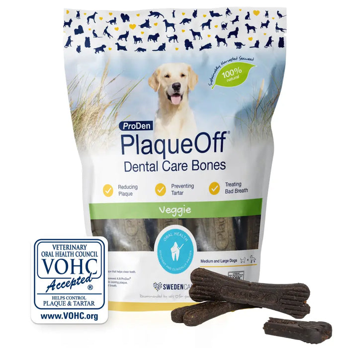 PlaqueOff Dental Care Bones - Dog Supplements