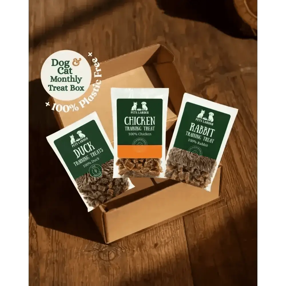 Plastic Free Pets Training Treat Pack X3 Subscription Box - Bundles Boxes & Gifts | Natural Pet Shop