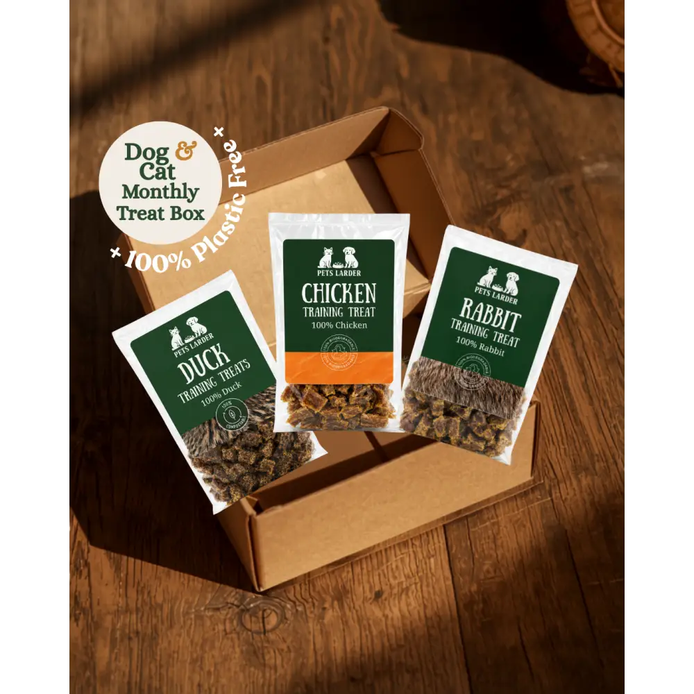 Plastic Free Pets Training Treat Pack X3 Subscription Box - Bundles Boxes & Gifts | Natural Pet Shop
