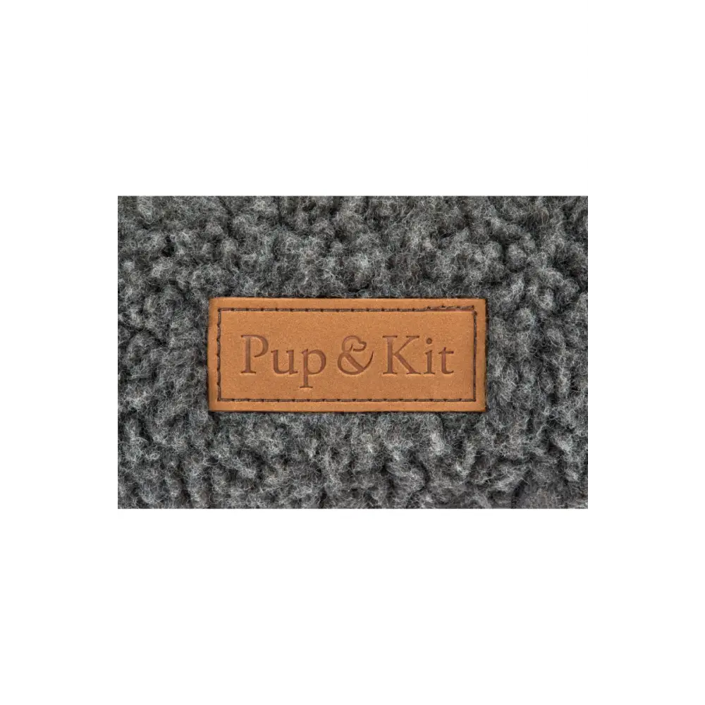 Pup & Kit PupPillow® Fleece Dog Bed Grey - Dog Beds & Bowls
