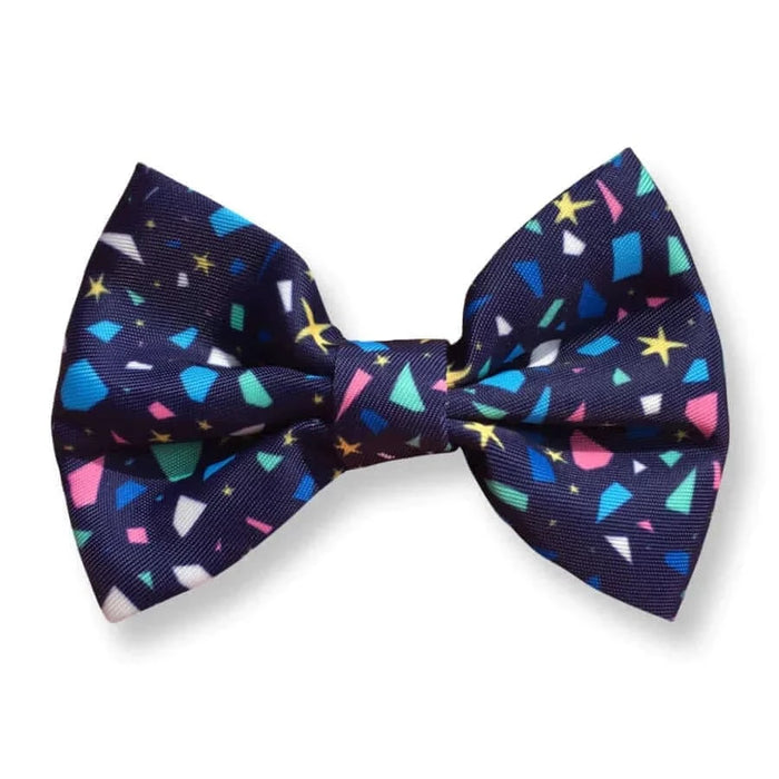 Puppies & Pom Poms Bow Tie