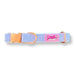 Puppies & Pom Poms Dog Collar - Lavender Blue Corduroy - Dog Collars and Leads