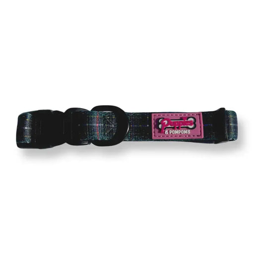 Puppies & Poms Dog Collar - Cornish Hunting Tartan - Dog Collars and Leads