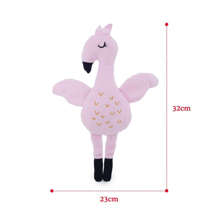 Rosewood ECO Friendly Flamingo dog toy. Available Online At The Pets Larder Natural Pet Shop.