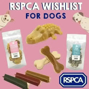 RSPCA Cornwall crocodile rubber dog toy, tan brown textured grip