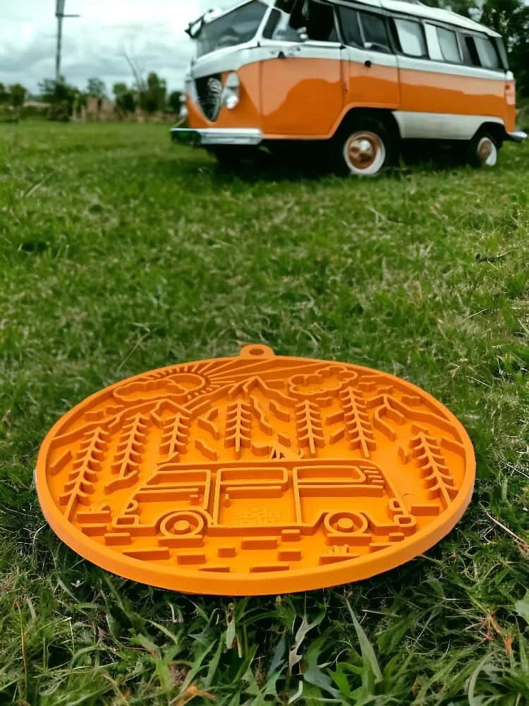 Sodapup Camp Design Enrichment Licking Mat - Dog Beds & Bowls