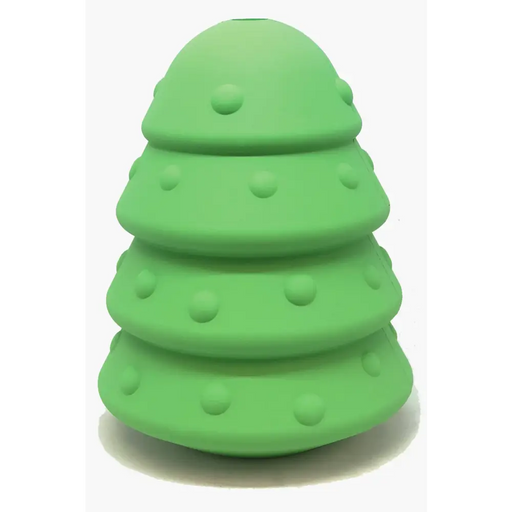 Christmas Tree Treat Dispenser & Dog Chew Toy - Large | Festive toys for dogs