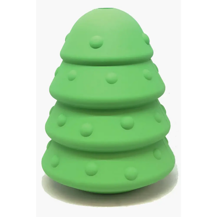 Christmas Tree Treat Dispenser & Dog Chew Toy - Large | Festive toys for dogs