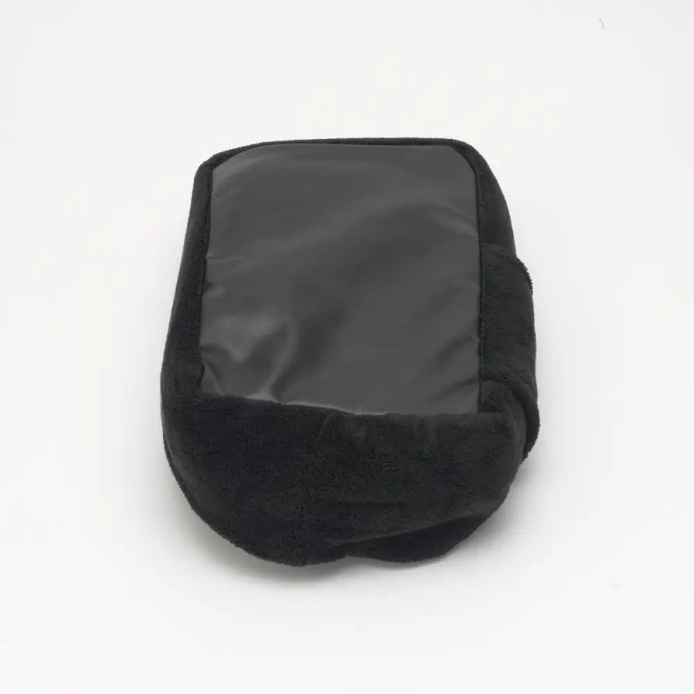 Black waterproof backpack cover with reflective material and mesh pocket for Soho Poms Forest Teddy Bear Dog Carrier