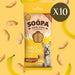 Soopa Banana & Peanut Butter Dental Sticks - Box of 10 - Natural Dog Chew