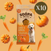 Soopa Carrot & Pumpkin Jumbo Dental Sticks - Box of 10 - Natural Dog Chew