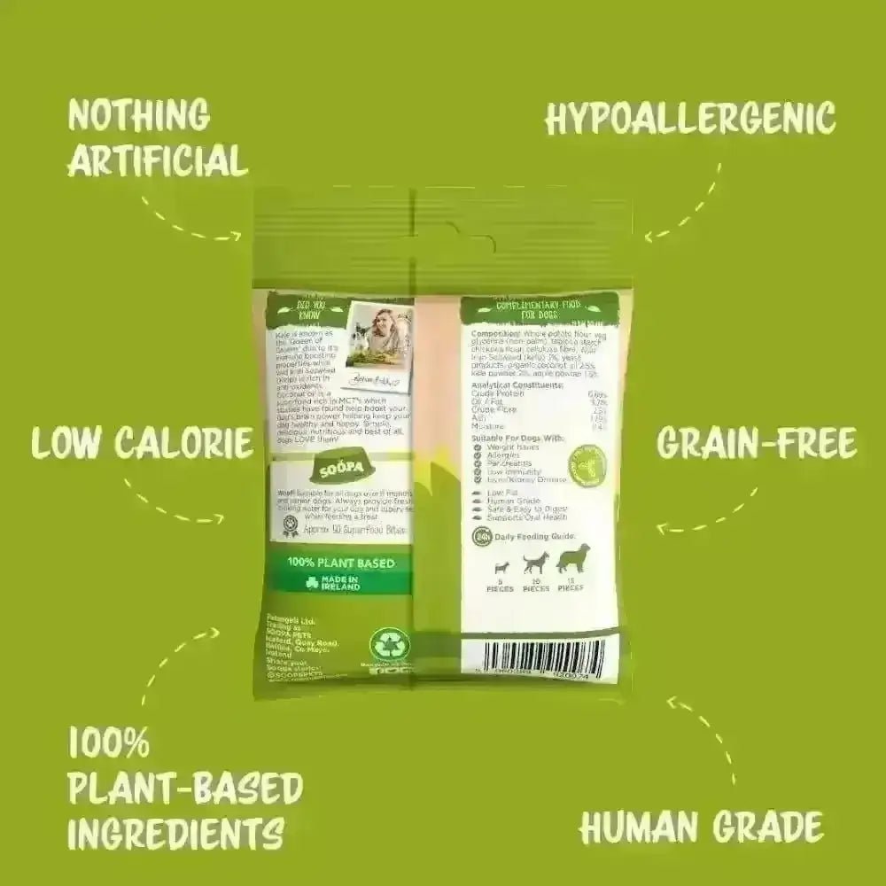 Soopa Kale healthy bites: 100% plant-based dog food bag