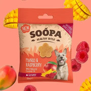 Soopa Mango & Raspberry Healthy Bites Dog Treats 50g - Natural for Dogs | Pet Shop